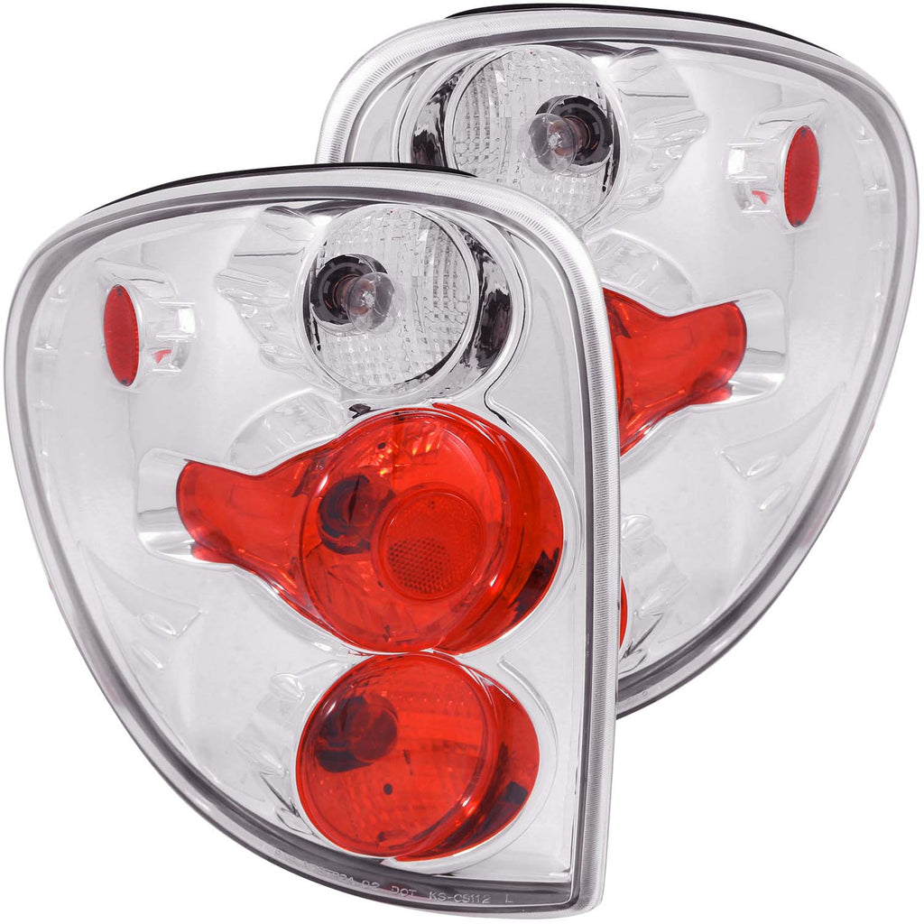 ANZO USA-211035 | Tail Light Assembly; Clear Lens; Chrome Housing;Pair
