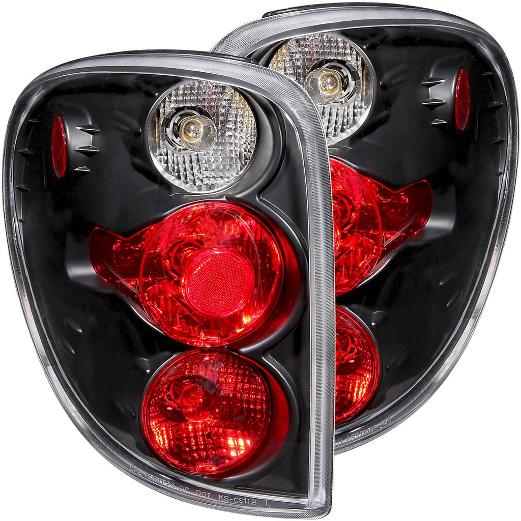 ANZO USA-211036 | Tail Light Assembly; Clear Lens; Black Housing;Pair