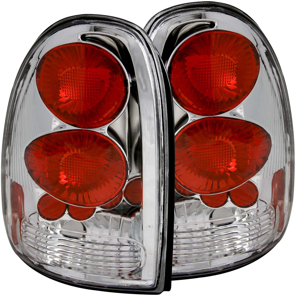 ANZO USA-211037 | Tail Light Assembly; Clear Lens; Chrome Housing;Pair