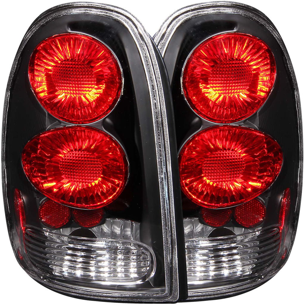 ANZO USA-211039 | Tail Light Assembly; Clear Lens; Black Housing;Pair