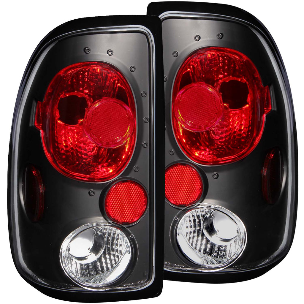 ANZO USA-211042 | Tail Light Assembly; Clear Lens; Black Housing;Pair