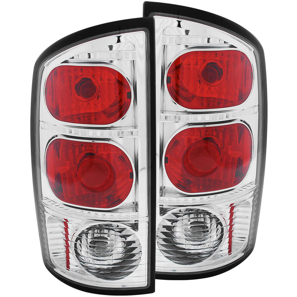 ANZO USA-211043 | Tail Light Assembly; Clear Lens; Chrome Housing;Pair