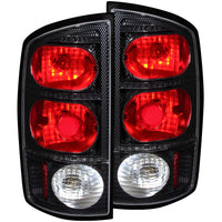 ANZO USA-211044 | Tail Light Assembly; Clear/Red Lens; Carbon Housing;Pair