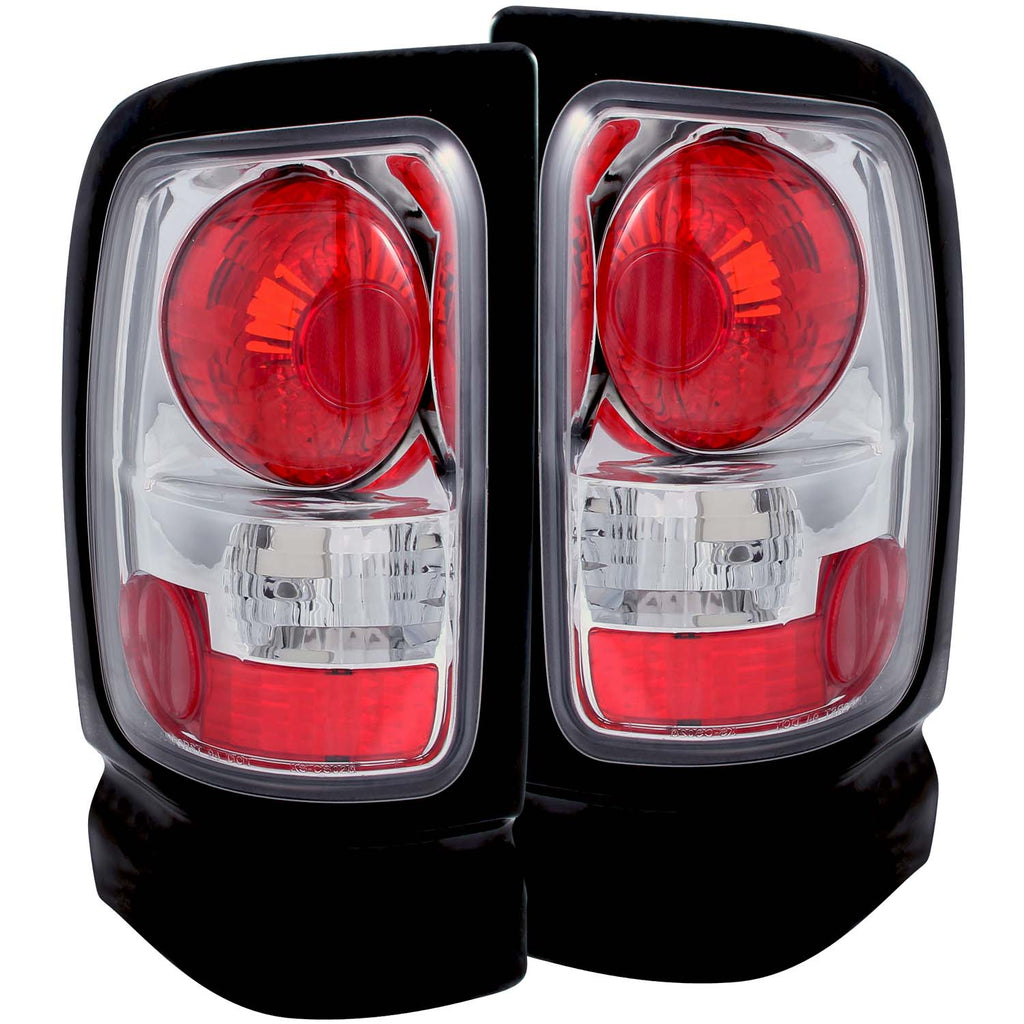 ANZO USA-211046 | Tail Light Assembly; Clear Lens; Chrome Housing;Pair