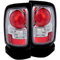 ANZO USA-211046 | Tail Light Assembly; Clear Lens; Chrome Housing;Pair