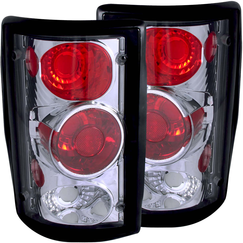 ANZO USA-211049 | Tail Light Assembly; Clear Lens; Chrome Housing;Pair