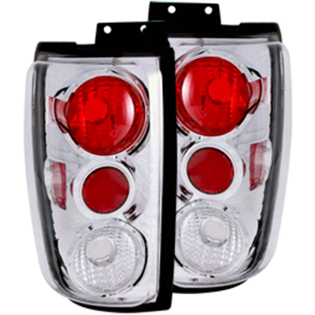 ANZO USA-211055 | Tail Light Assembly; Clear Lens; Chrome Housing;Pair
