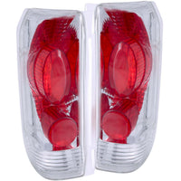 ANZO USA-211061 | Tail Light Assembly; Red/Clear Lens; Chrome Housing;Pair