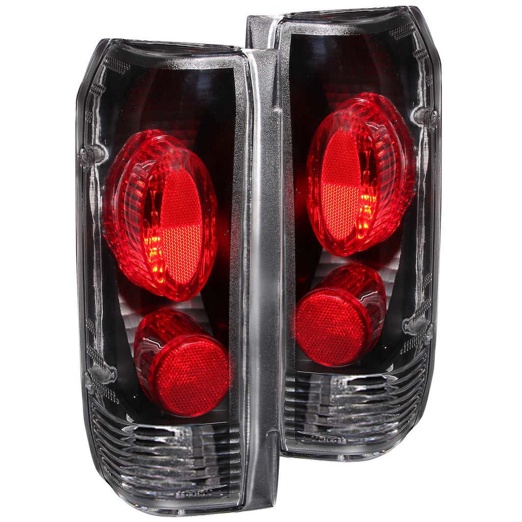 ANZO USA-211062 | Tail Light Assembly; Clear Lens; Black Housing;Pair