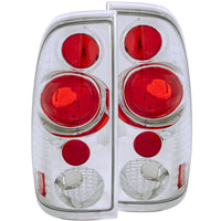 ANZO USA-211063 | Tail Light Assembly; Clear Lens; Chrome Housing; G2;Pair
