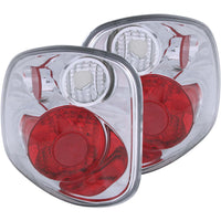 ANZO USA-211066 | Tail Light Assembly; Clear Lens; Chrome Housing;Pair