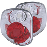 ANZO USA-211068 | Tail Light Assembly; Clear Lens; Chrome Housing;Pair