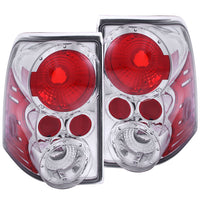 ANZO USA-211079 | Tail Light Assembly; Clear Lens; Chrome Housing;Pair