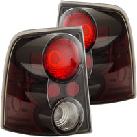 ANZO USA-211081 | Tail Light Assembly; Clear Lens; Black Housing;Pair