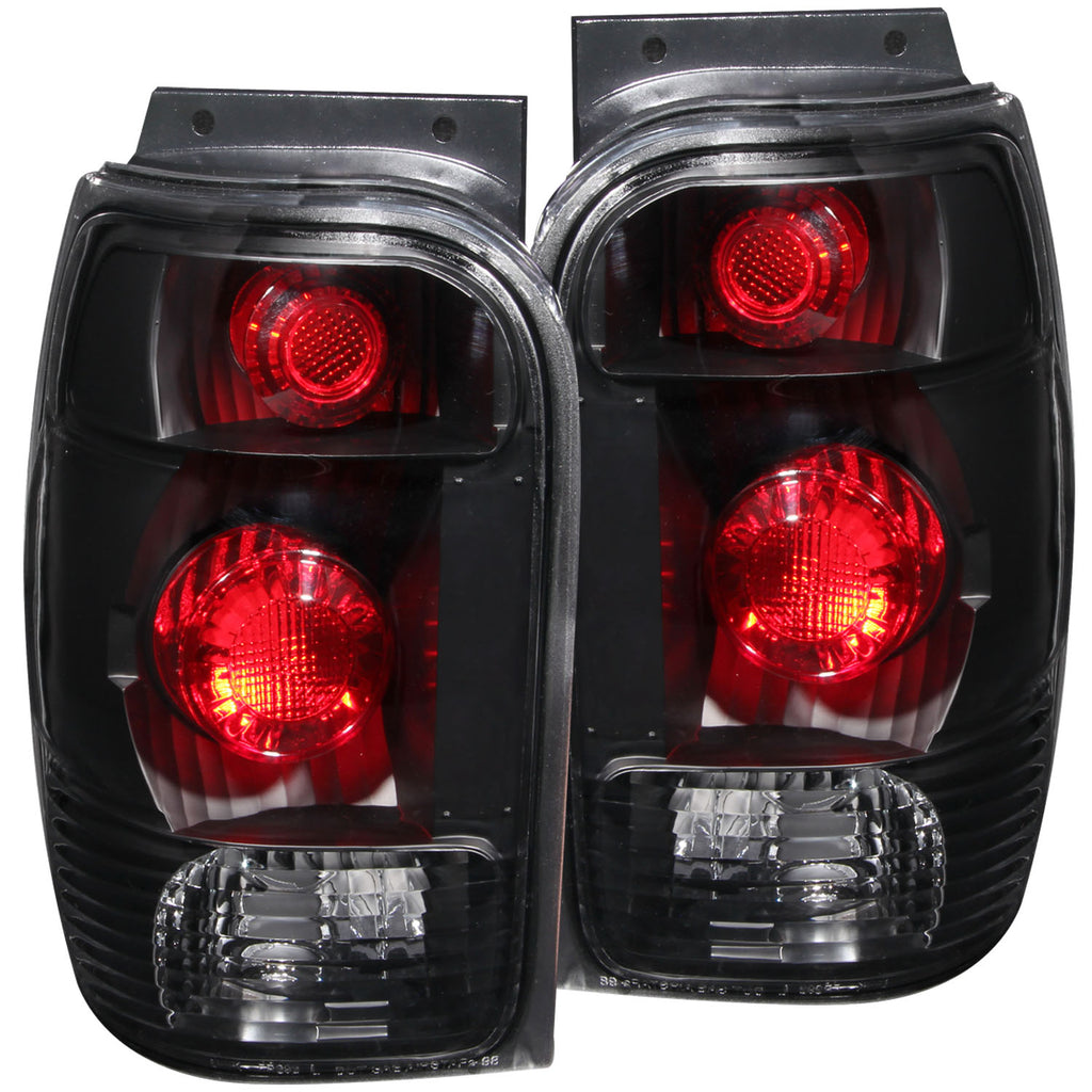 ANZO USA-211084 | Tail Light Assembly; Clear Lens; Black Housing;Pair