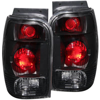 ANZO USA-211084 | Tail Light Assembly; Clear Lens; Black Housing;Pair