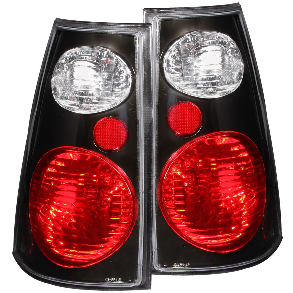 ANZO USA-211087 | Tail Light Assembly; Euro; Clear Lens; Black Housing;Pair