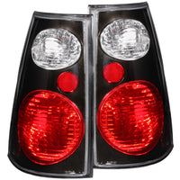 ANZO USA-211087 | Tail Light Assembly; Euro; Clear Lens; Black Housing;Pair