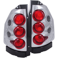 ANZO USA-211091 | Tail Light Assembly; Clear Lens; Chrome Housing;Pair