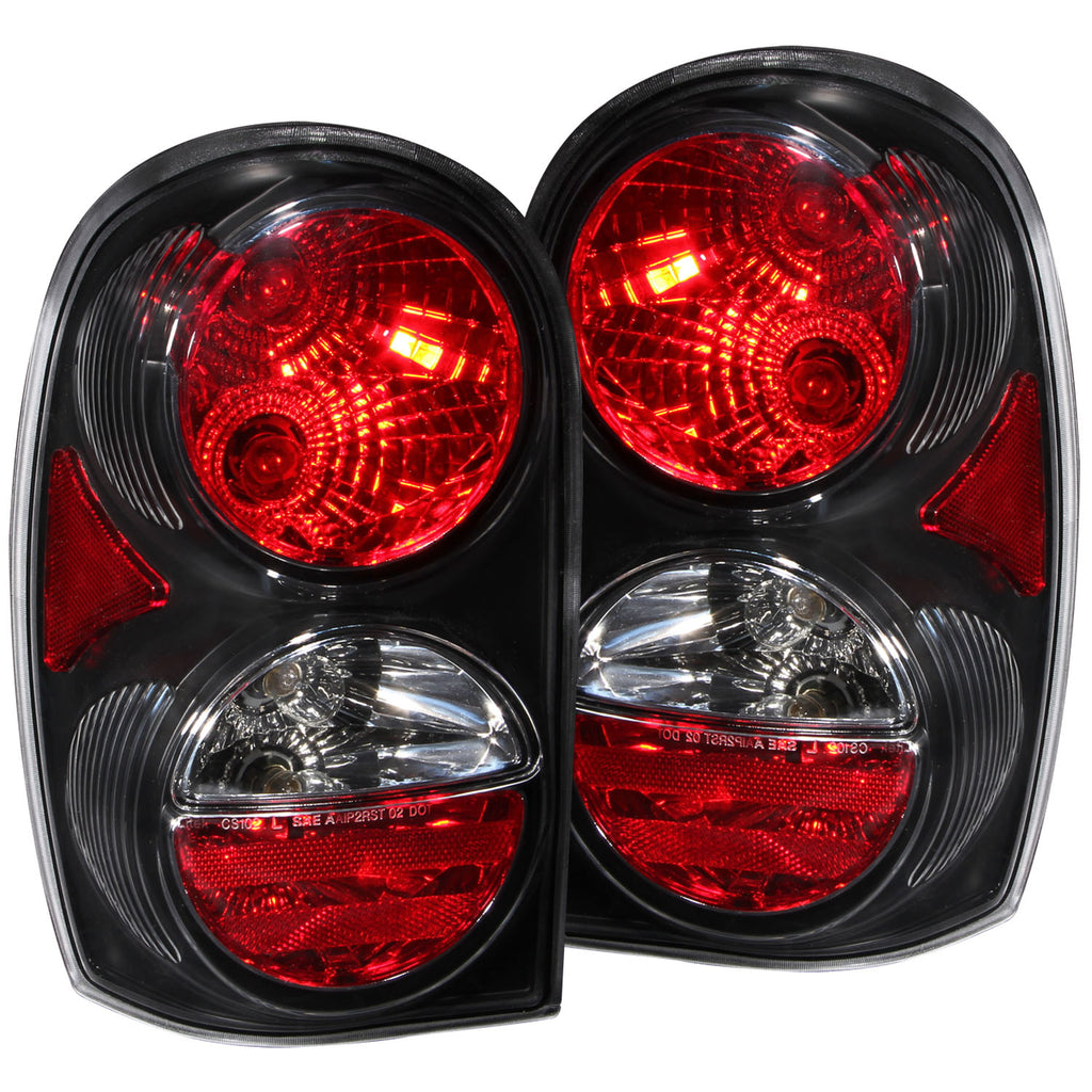 ANZO USA-211108 | Tail Light Assembly; Clear Lens; Black Housing;Pair