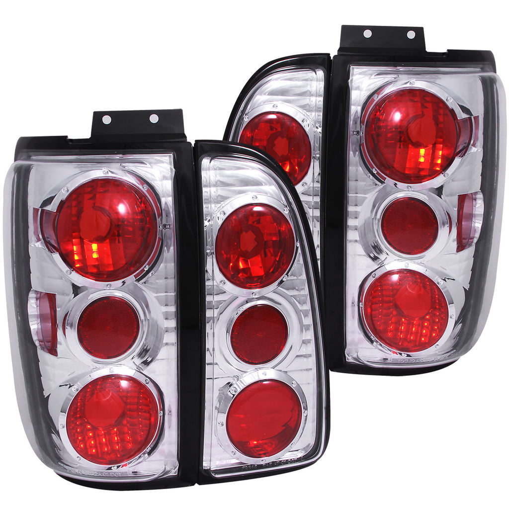 ANZO USA-211109 | Tail Light Assembly; Clear Lens; Chrome Housing;Pair