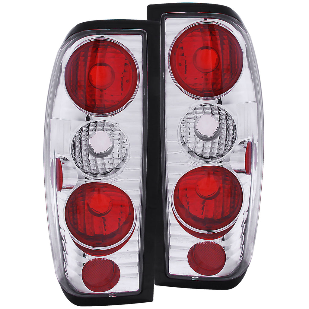 ANZO USA-211114 | Tail Light Assembly; Clear Lens; Chrome Housing;Pair