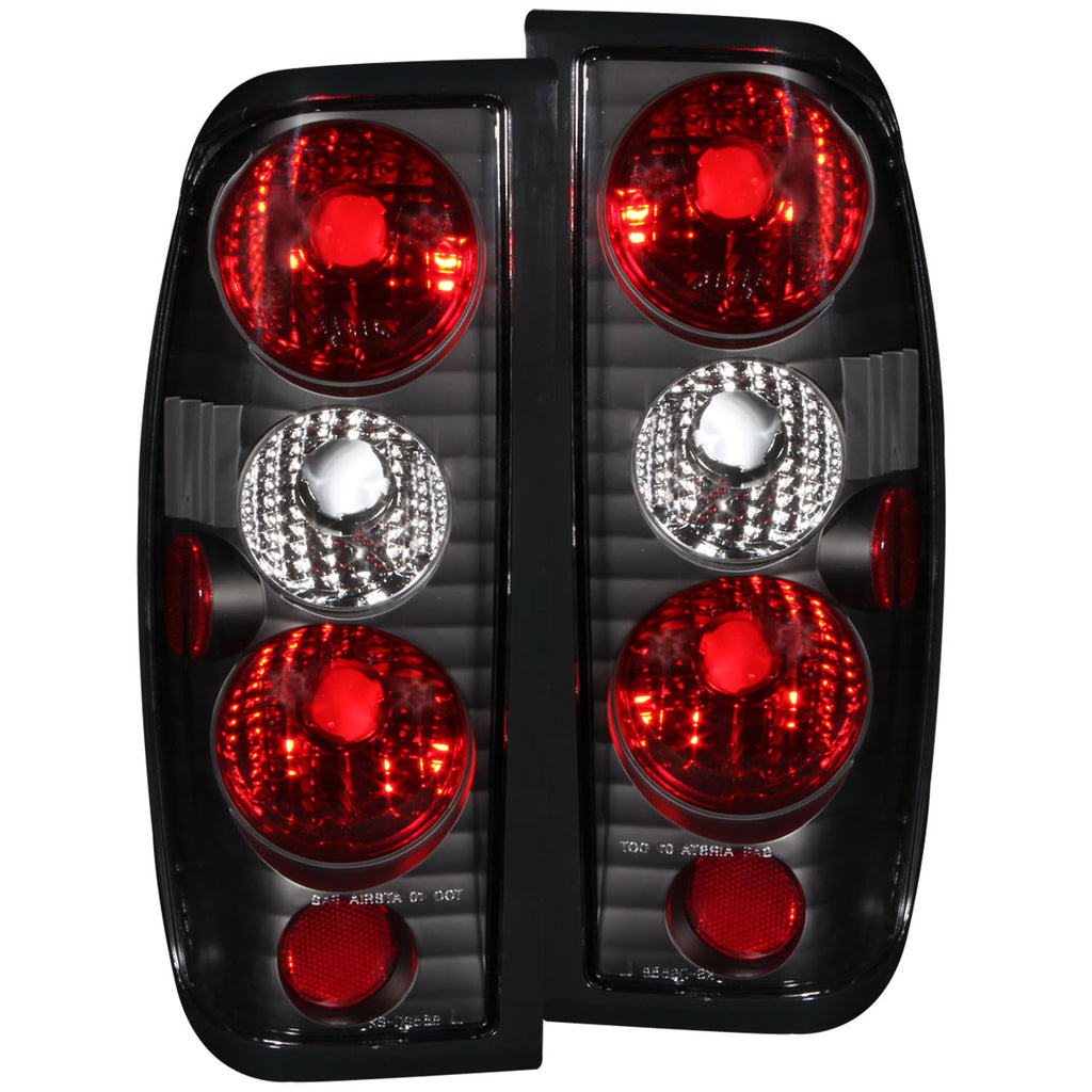 ANZO USA-211115 | Tail Light Assembly; Clear Lens; Black Housing;Pair