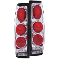 ANZO USA-211116 | Tail Light Assembly; Clear Lens; Chrome Housing;Pair