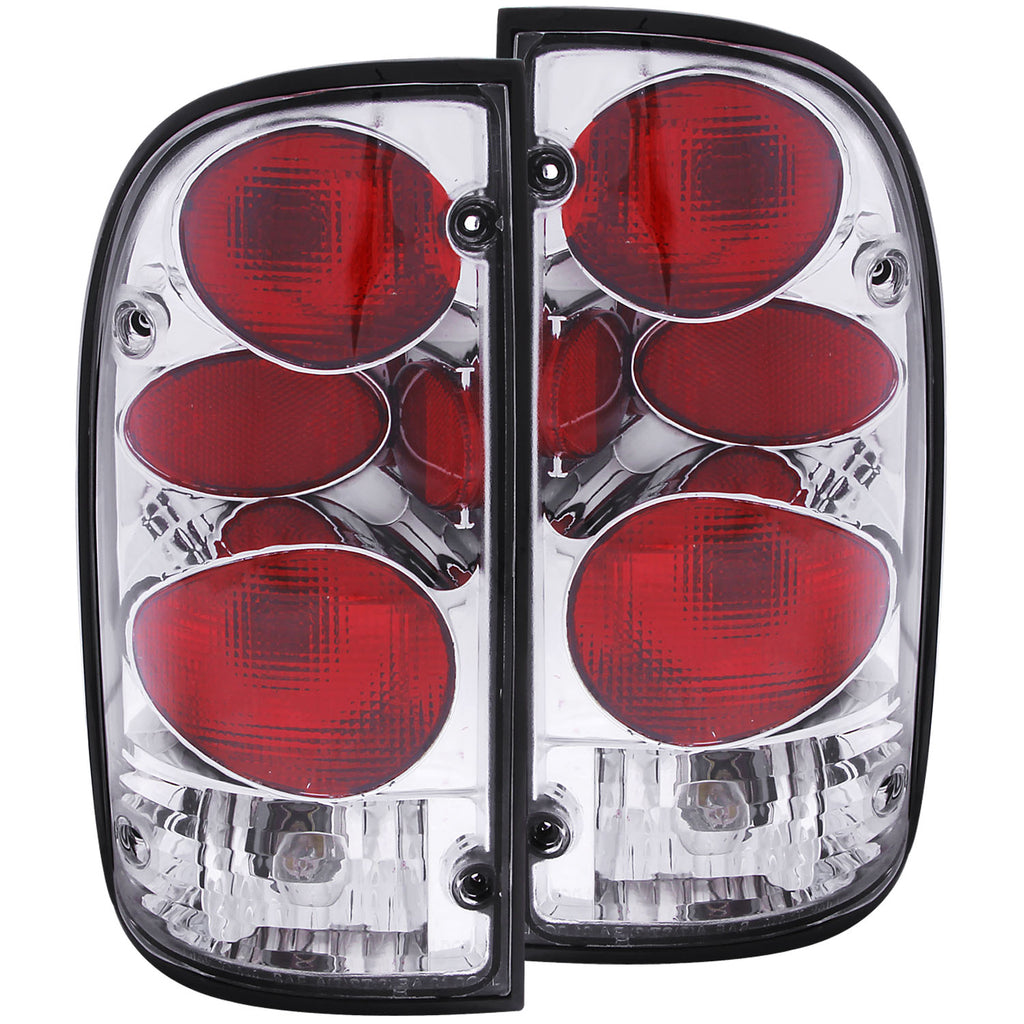 ANZO USA-211127 | Tail Light Assembly; Clear Lens; Chrome Housing;Pair