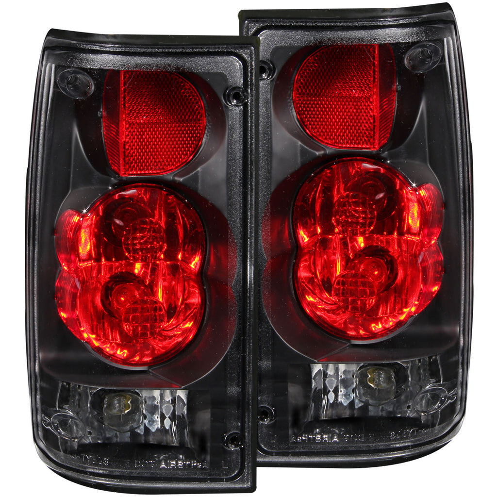 ANZO USA-211132 | Tail Light Assembly; Clear Lens; Black Housing;Pair