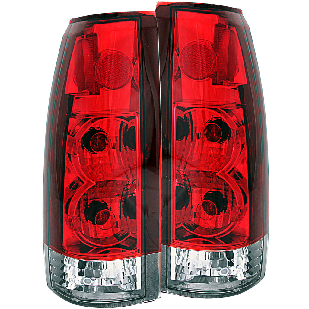 ANZO USA-211140 | Tail Light Assembly; Red/Clear Lens; G5;Pair