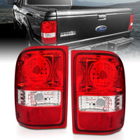 ANZO USA-211182 | Tail Light Assembly; Red/Clear Lens; Pair (OE Replacement)
