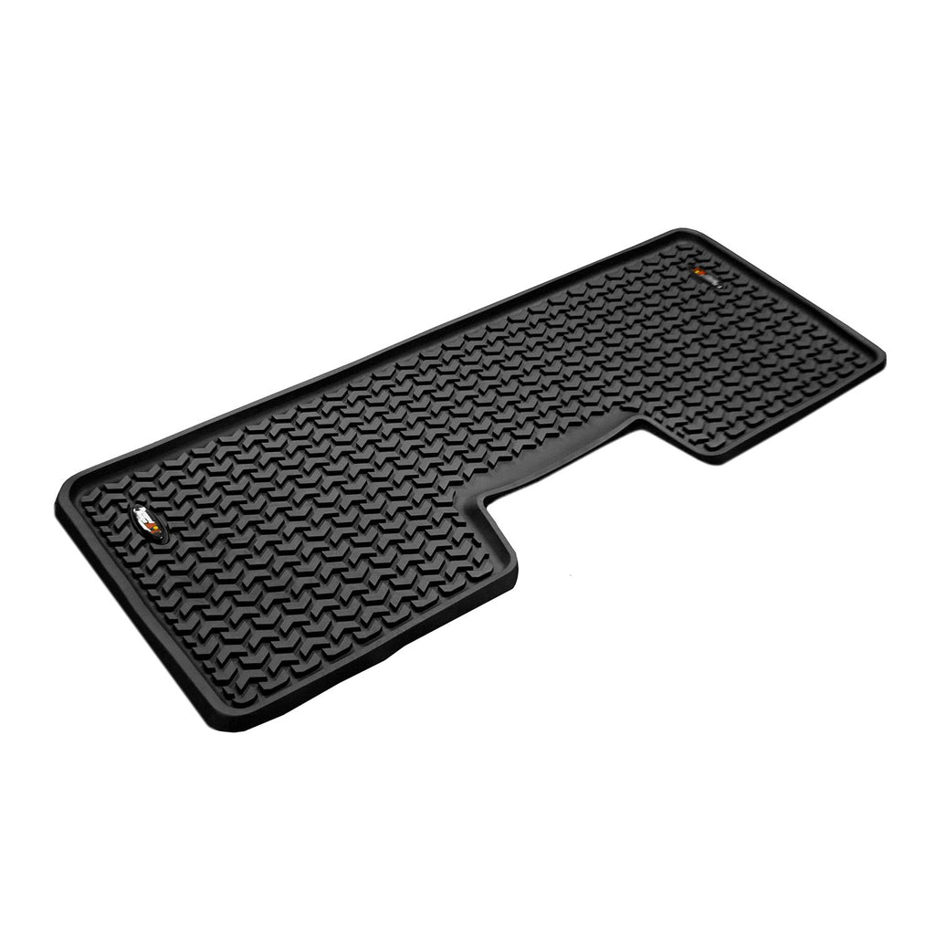 Rugged Ridge 82952.12 | Floor Liners, Rear, Black; 09-14 Ford F-150 SuperCrew
