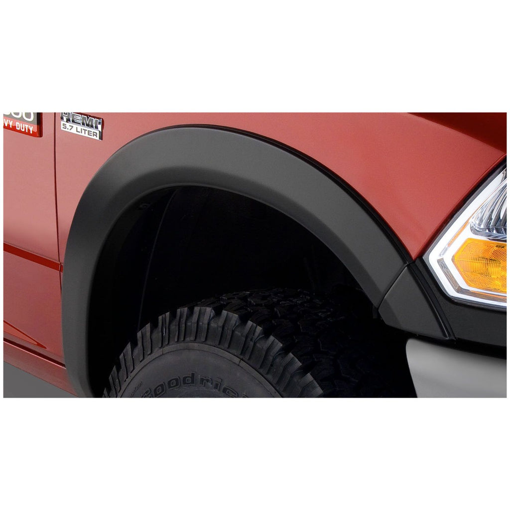 Bushwacker 50043-02 Black OE-Style Smooth Finish Front Fender Flares for 2010-2018 Dodge Ram 2500 Ram 3500 (Excludes R/T)