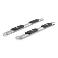 4" Polished Stainless Oval Side Bars Select Ford F150 F250 F350 F450 F550