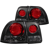 ANZO USA-221039 | Tail Light Assembly; Clear Lens; Black Housing;Pair