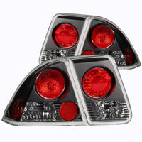 ANZO USA-221048 | Tail Light Assembly; Clear Lens; Black Housing;Pair
