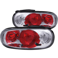 ANZO USA-221075 | Tail Light Assembly; Clear Lens; Chrome Housing;Pair