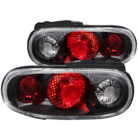ANZO USA-221077 | Tail Light Assembly; Clear Lens; Black Housing;Pair