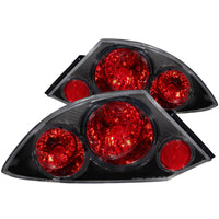 ANZO USA-221081 | Tail Light Assembly; Clear Lens; Black Housing;Pair