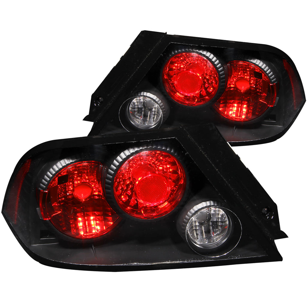 ANZO USA-221086 | Tail Light Assembly; Clear Lens; Black Housing;Pair