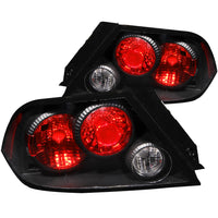 ANZO USA-221086 | Tail Light Assembly; Clear Lens; Black Housing;Pair