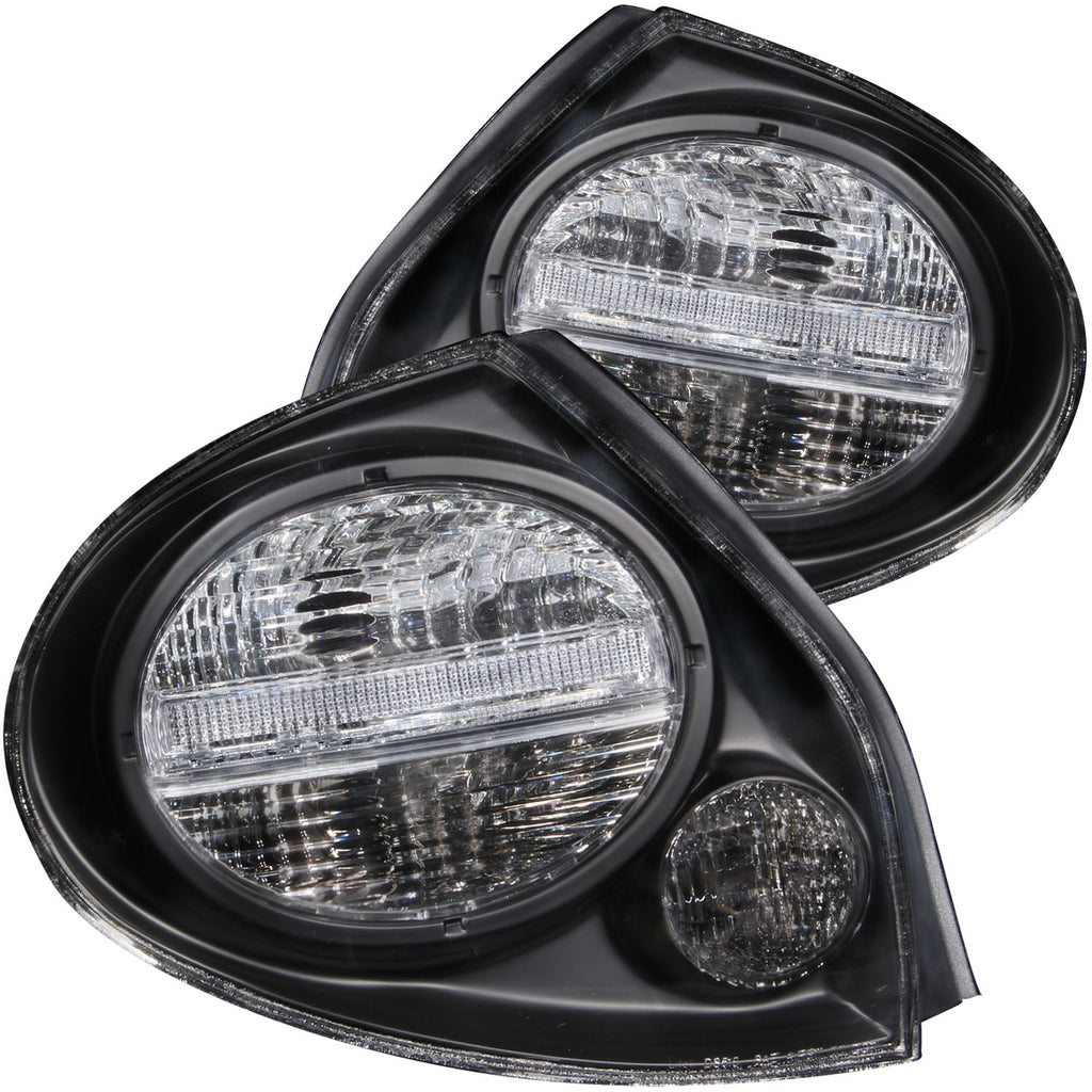 ANZO USA-221097 | Tail Light Assembly; Clear Lens; Black Housing;Pair
