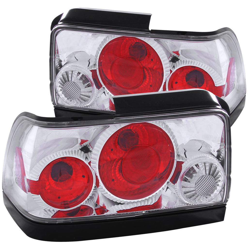 ANZO USA-221111 | Tail Light Assembly; Clear Lens; Chrome Housing;Pair