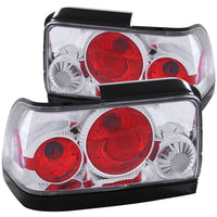 ANZO USA-221111 | Tail Light Assembly; Clear Lens; Chrome Housing;Pair