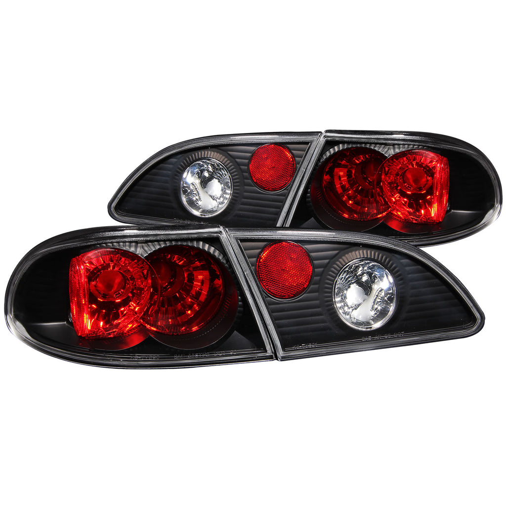 ANZO USA-221115 | Tail Light Assembly; Clear Lens; Black Housing;Pair