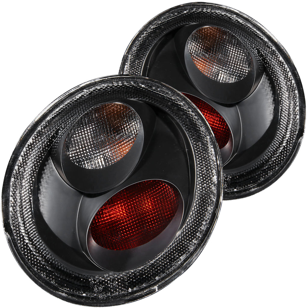 ANZO USA-221119 | Tail Light Assembly; Clear Lens; Black Housing;Pair