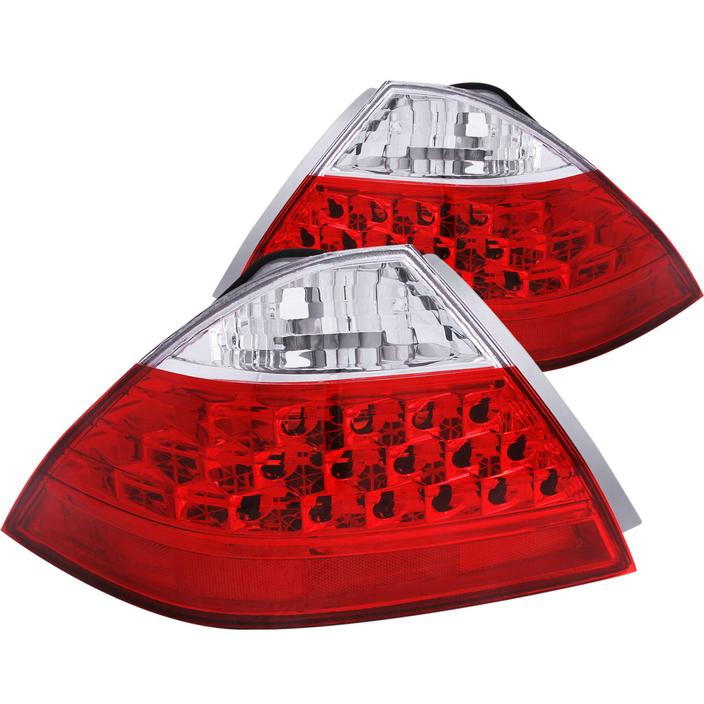 ANZO USA-221143 | Tail Light Assembly; Red/Clear Lens;Pair