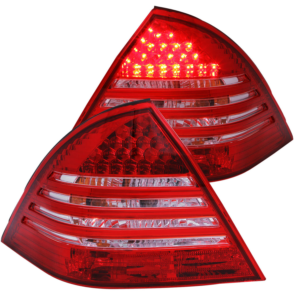 ANZO USA-221151 | Tail Light Assembly; Red/Smoke Lens;Pair