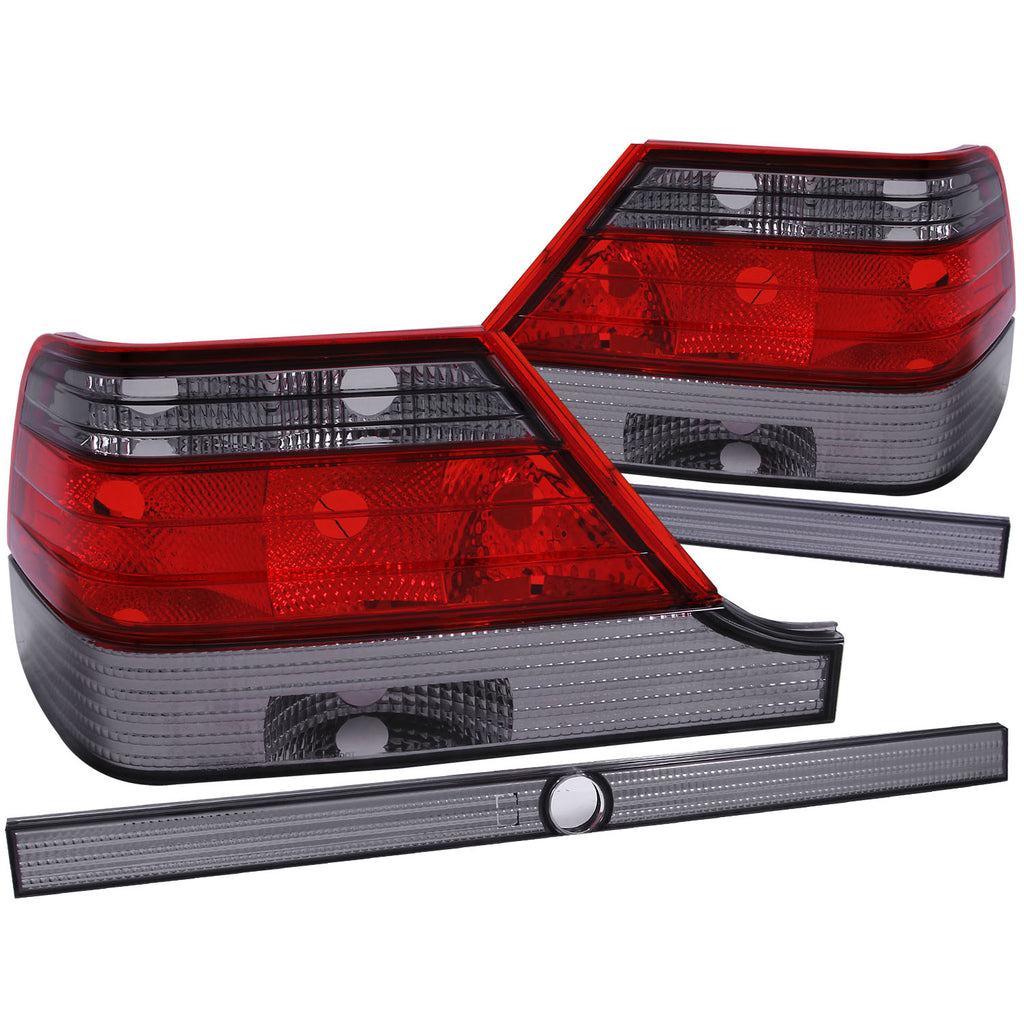 ANZO USA-221154 | Tail Light Assembly; Red/Smoke Lens;Pair